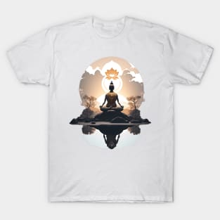 Meditation Under a Clear Lake T-Shirt